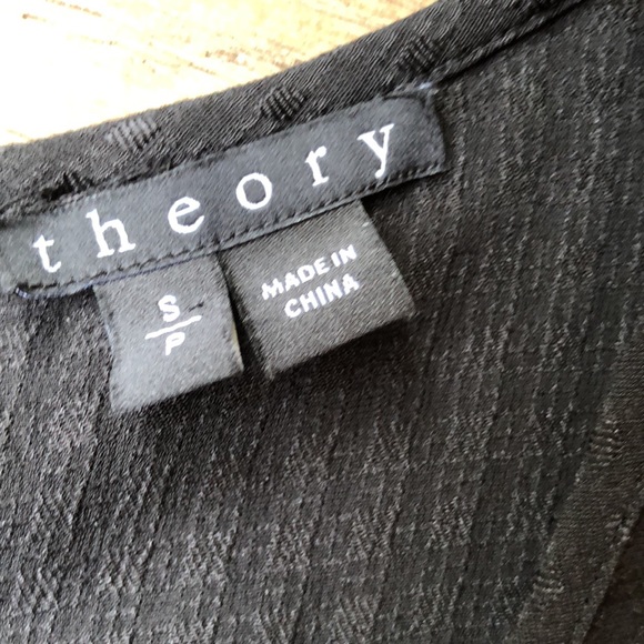 NWOT Theory Lortan Belfry Black Silk Jumpsuit - Picture 4 of 13